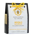 Mydło naturalne Len z Pyłkiem Pszczelim 95 g - Miodowa Mydlarnia