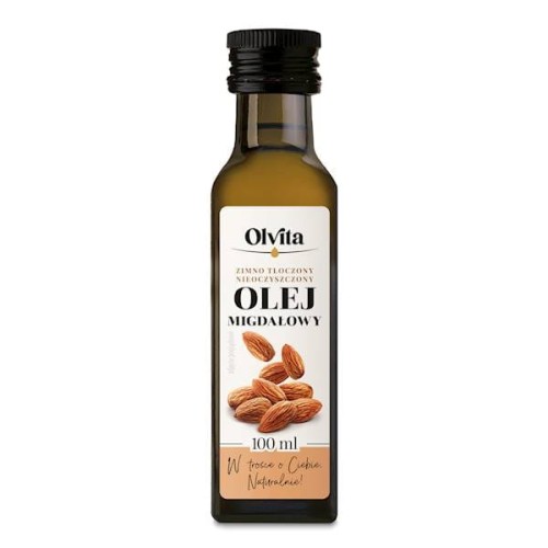 Olej migdałowy zimnotłoczony 100 ml - Olvita
