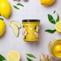Miód z imbirem i cytryną 430 g - Pasieki Rodziny Sadowskich