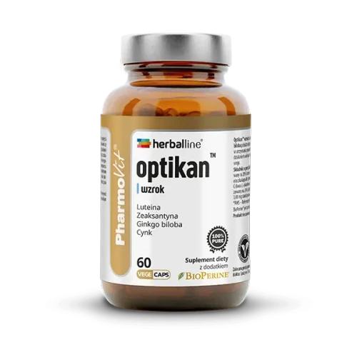 Optikan™ wzrok Herballine 60 kapsułek vege - PharmoVit