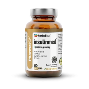 Insulinmed™ poziom glukozy Herballine 60 kapsułek vege - PharmoVit
