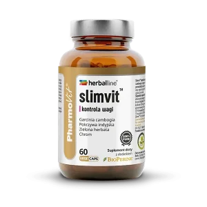 Slimvit™ kontrola wagi Herballine 60 kapsułek vege - PharmoVit