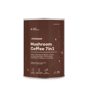 Mycodrop Mushroom Coffee 7 in 1 kawa z grzybami proszek 250 g - Aura Herbals