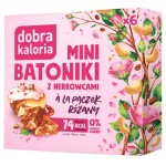 Mini batoniki A'la Pączek Różany 6 sztuk - Dobra Kaloria