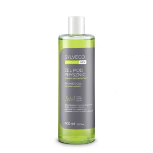 Żel pod prysznic 3w1 kojąco-regenerujący 400 ml - Sylveco Pure Line Men