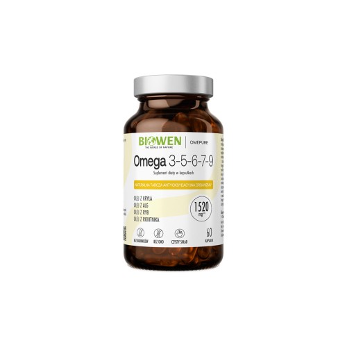 Omega 3-5-6-7-9 - 60 kapsułek - Biowen