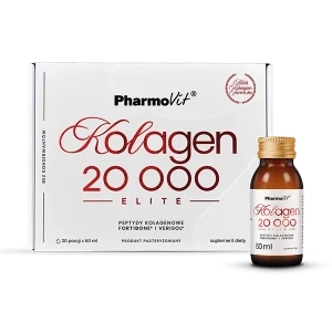 Kolagen 20 000 Elite shoty 20 szt x 60 ml - PharmoVit