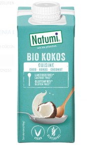 Krem kokosowy do gotowania i pieczenia bezglutenowy BIO 200 ml - Natumi