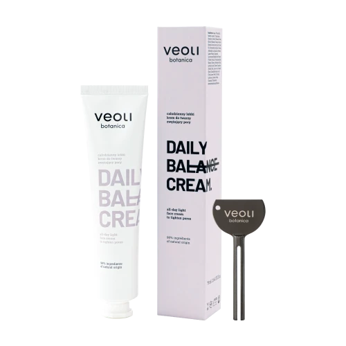 Całodzienny lekki krem do twarzy zwężający pory Daily Balance Cream 75 ml - Veoli Botanica