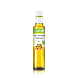 PRZECENA! (krótki termin) Olej z zarodków rzepaku EKO 250 ml - Olandia