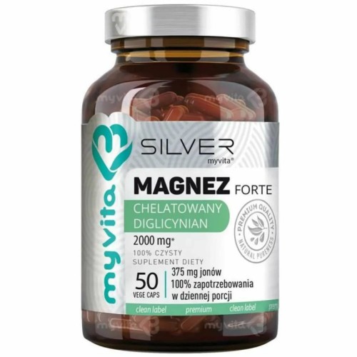 Silver Magnez Chelatowany Diglicynian Forte 50 kapsułek - MyVita