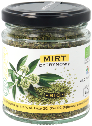 Mirt cytrynowy BIO bezglutenowy 40 g - Pięć Przemian
