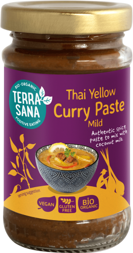 Pasta tajska żółte curry BIO bezglutenowa 120 g - Terrasana
