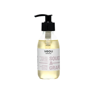Emulgujący olejek do zmywania makijażu i SPF dla skóry suchej Squeeze a Grape 150 ml - Veoli Botanica
