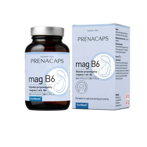PRZECENA! (krótki termin) Prenacaps Mag B6 magnez + witamina B6 60 kapsułek - ForMeds