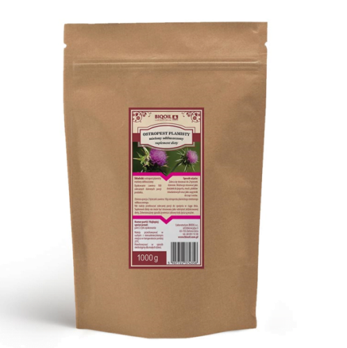 Ostropest plamisty mielony odtłuszczony 1 kg - Biooil