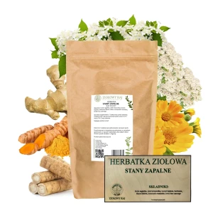 Herbatka ziołowa stany zapalne 75 g - Ziołowy Raj 