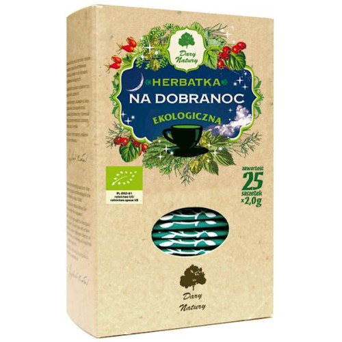 Herbatka Na Dobranoc EKO fix 25 x 2 g (saszetki) - Dary Natury