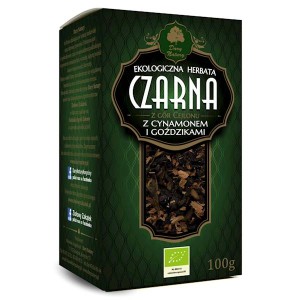 Herbata Czarna z Cynamonem i Goździkami z Gór Cejlonu EKO 100 g - Dary Natury
