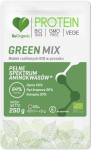 Green Mix białek roślinnych BIO Protein w proszku 250 g - BeOrganic 