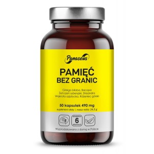 Pamięć bez Granic 50 kapsułek roślinnych - Panaseus