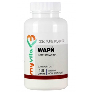 Wapń cytrynian wapnia proszek 100 g - MyVita