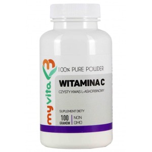 Witamina C kwas L-askorbinowy 1000 mg proszek 100 g - MyVita