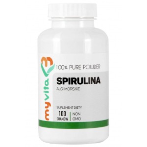 Spirulina algi morskie proszek 100 g - MyVita