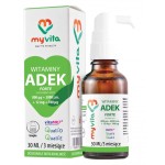 Witamina ADEK FORTE witaminy A + D + E + K krople 30 ml - MyVita