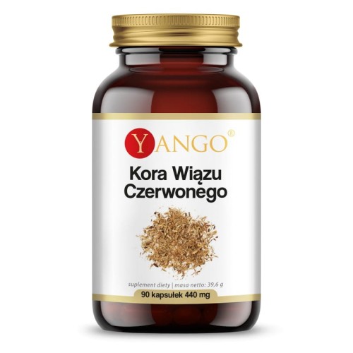 Kora wiązu 90 kapsułek roślinnych - Yango