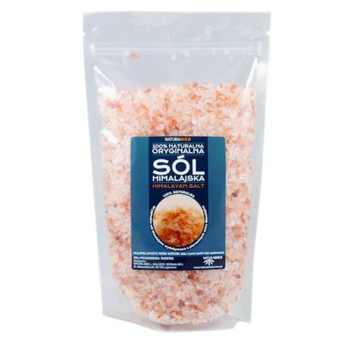 Sól himalajska gruba (różowa) 1 kg - Natura Med