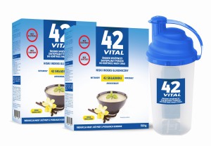 42 Vital 2 x 510 g proszek + shaker 0,7 l - Aliness