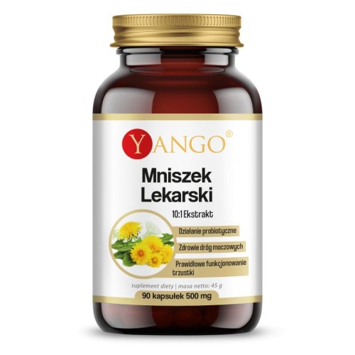 Mniszek lekarski ekstrakt 10:1 90 kapsułek roślinnych - Yango