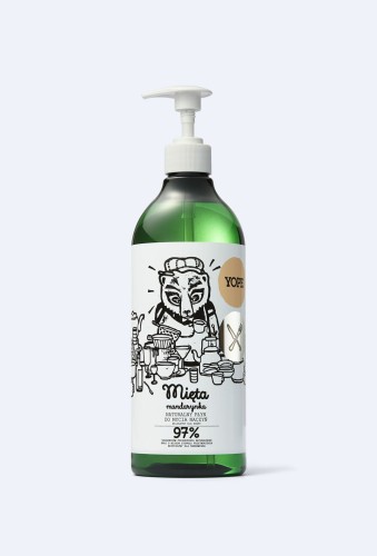 Naturalny płyn do mycia naczyń Mięta i Mandarynka 750 ml - Yope