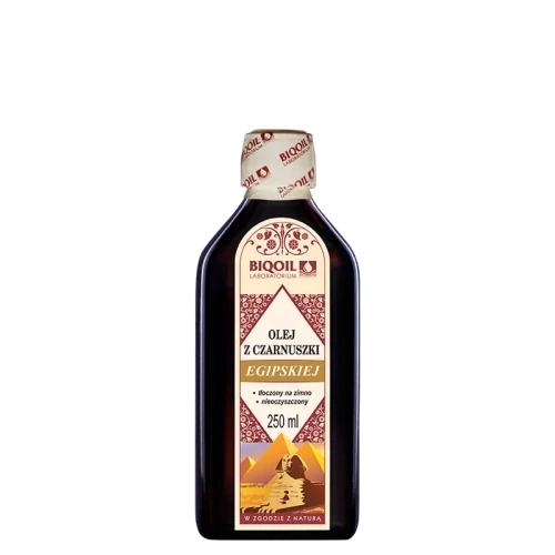 Olej z czarnuszki egipskiej tłoczony na zimno 250 ml - Biooil