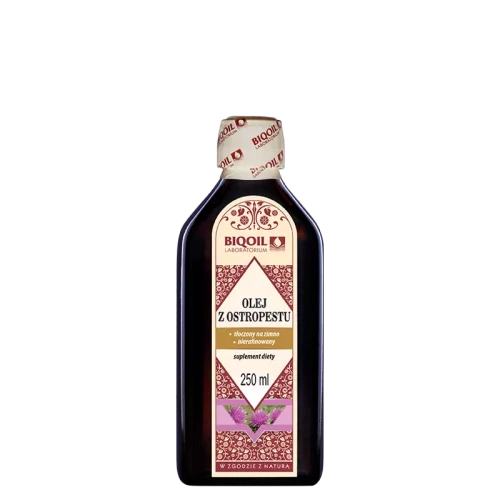 Olej z ostropestu tłoczony na zimno 250 ml - Biooil