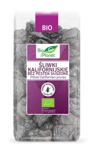 Śliwki kalifornijskie bez pestek bezglutenowe BIO 400 g - Bio Planet