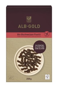 Makaron gryczany świderki bezglutenowy BIO 250 g - Alb Gold