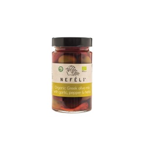 Oliwki mix bez pestek w zalewie BIO 295 g (160 g) - Nefeli