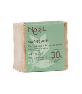 Mydło z Aleppo 30% oleju laurowego 185 g - Najel