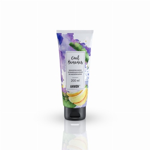 Cool Bananas Bananowa maska ochładzająca kolor do włosów blond 200 ml - Anwen