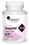 Inozytol myo/D-chiro, 650mg + B6 100 kapsułek vege - Aliness
