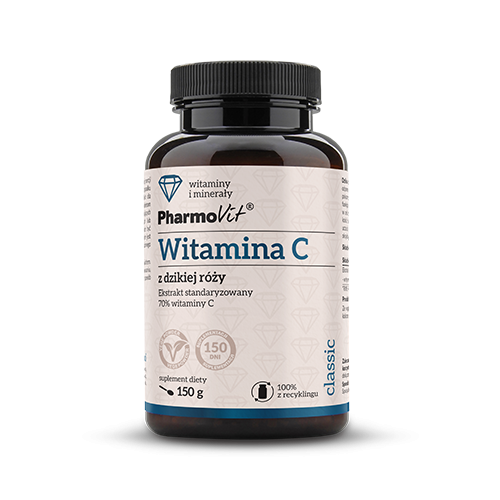 Witamina C z dzikiej róży 150 g - PharmoVit