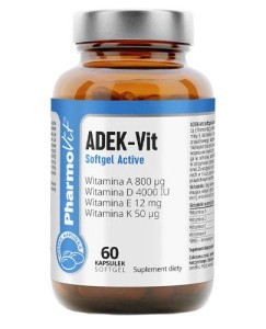 ADEK Vit Softgel Active 60 kapsułek - PharmoVit