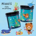 Miód ze spiruliną Miodziś 430 g - Pasieki Rodziny Sadowskich