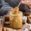 Miód z imbirem i czosnkiem 430 g - Pasieki Rodziny Sadowskich