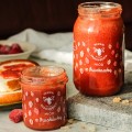 Miód z truskawką 430 g - Pasieki Rodziny Sadowskich