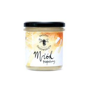 Miód rzepakowy 450 g - Pasieki Rodziny Sadowskich