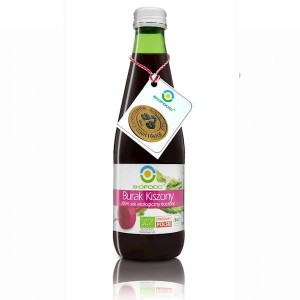 Burak kiszony 100% sok ekologiczny tłoczony BIO 300 ml - Bio Food