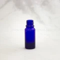 Butelka z niebieskiego szkła gwint 18 mm 10 ml - Nanga